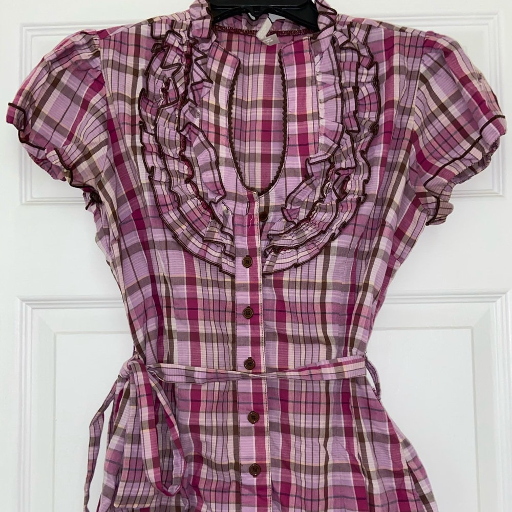 Short sleeve flannel